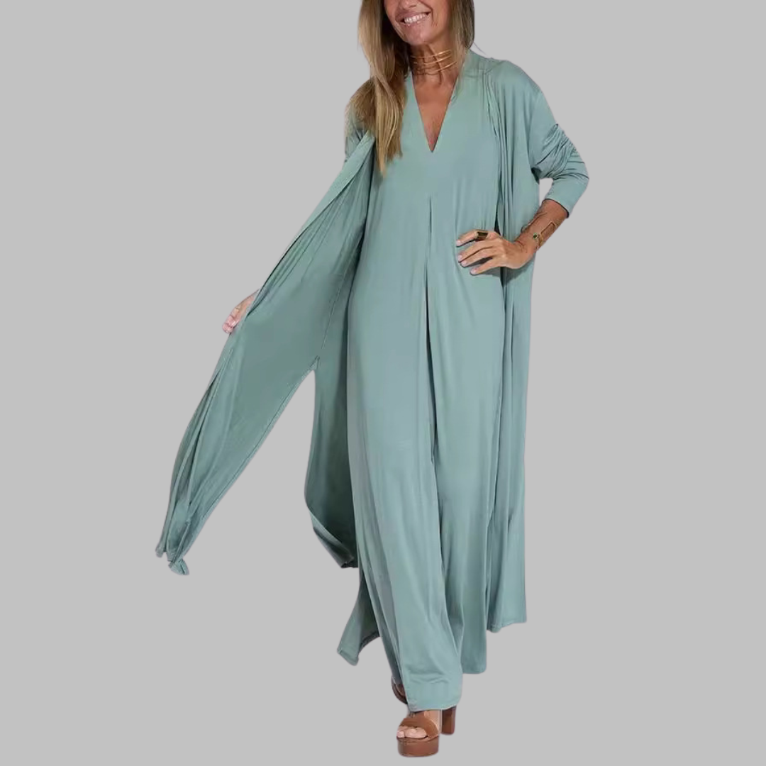 Jana | Elegancka sukienka maxi + odpowiedni sweter OFERUJEMY JAKO PREZENT