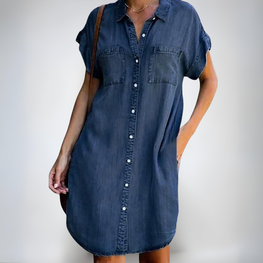 Tereza | Lekkie, nieformalne sukienki z krótkimi rękawami