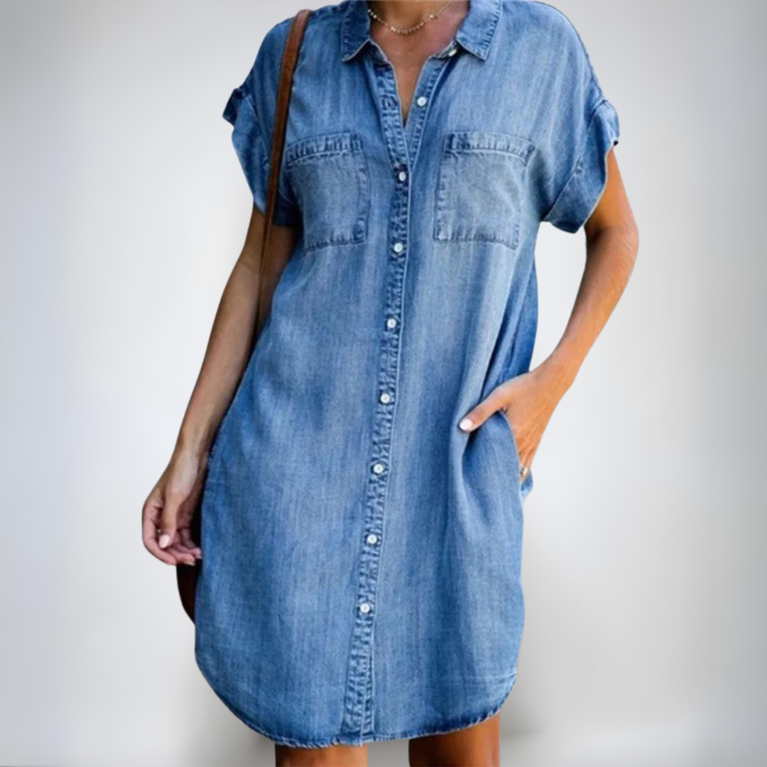 Tereza | Lekkie, nieformalne sukienki z krótkimi rękawami