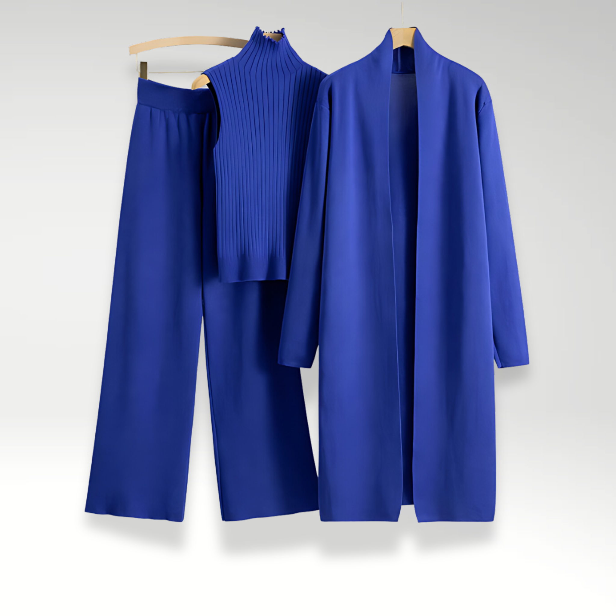 Emilia | Komplet trzyczęściowy z dzianiny Luxe