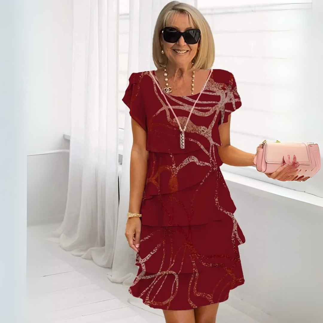 Karolína | Elegancka sukienka w leopardzie