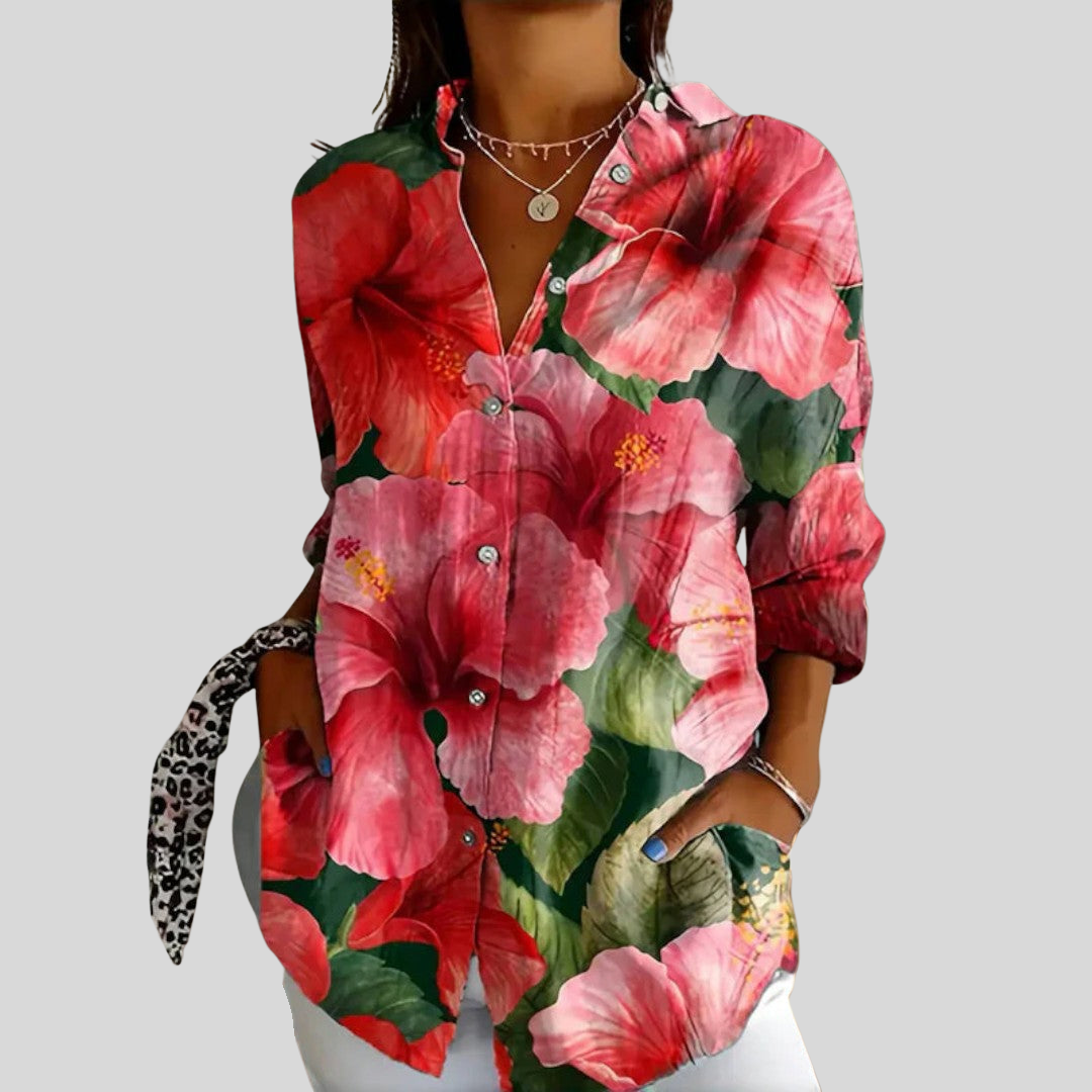 Marcela | Romantyczna kwiatowa bluzka