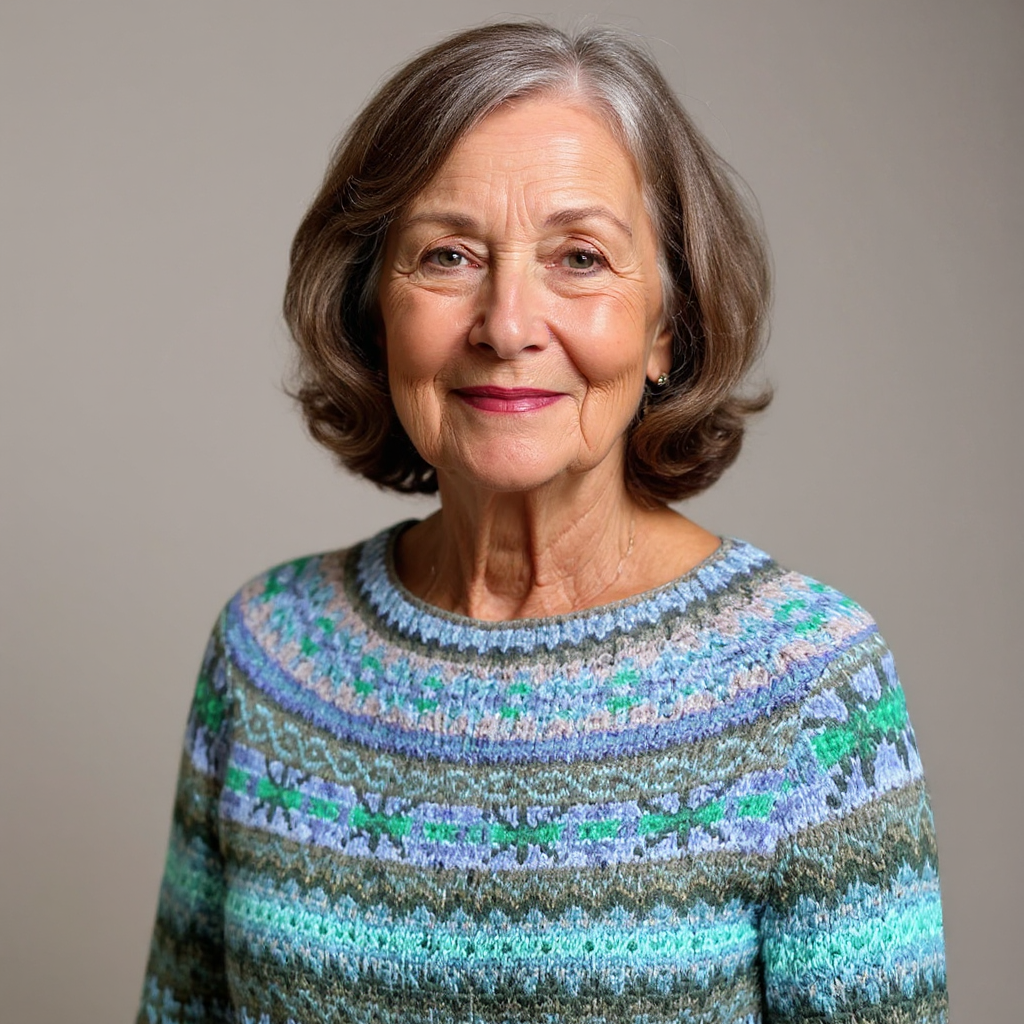 Audrey | Vintage Islandzki Sweter Wełniany