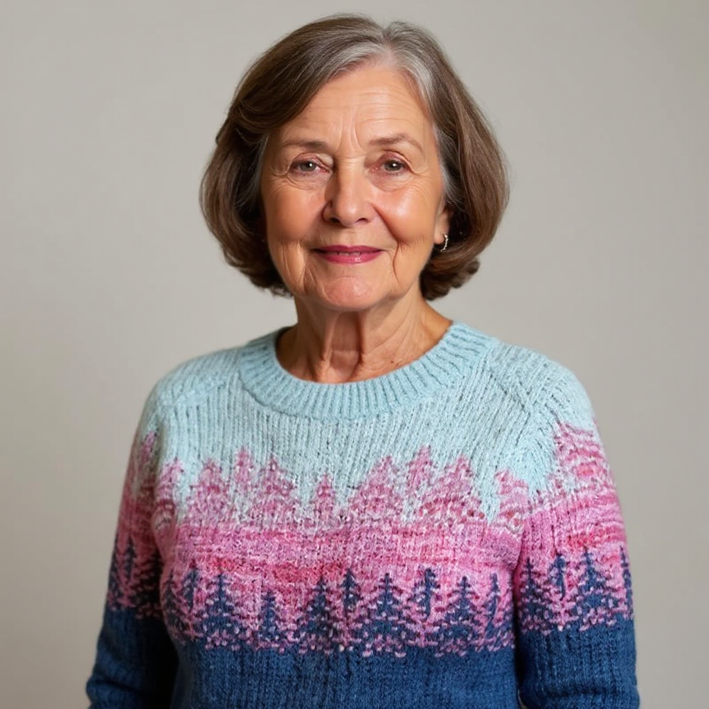 Avery | Vintage Islandzki Sweter Wełniany