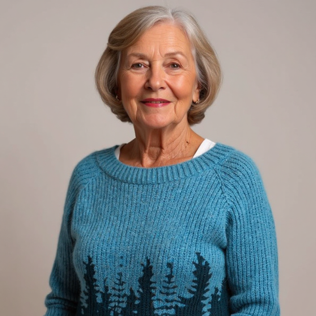 Natalie | Vintage Islandzki Sweter z Wełny