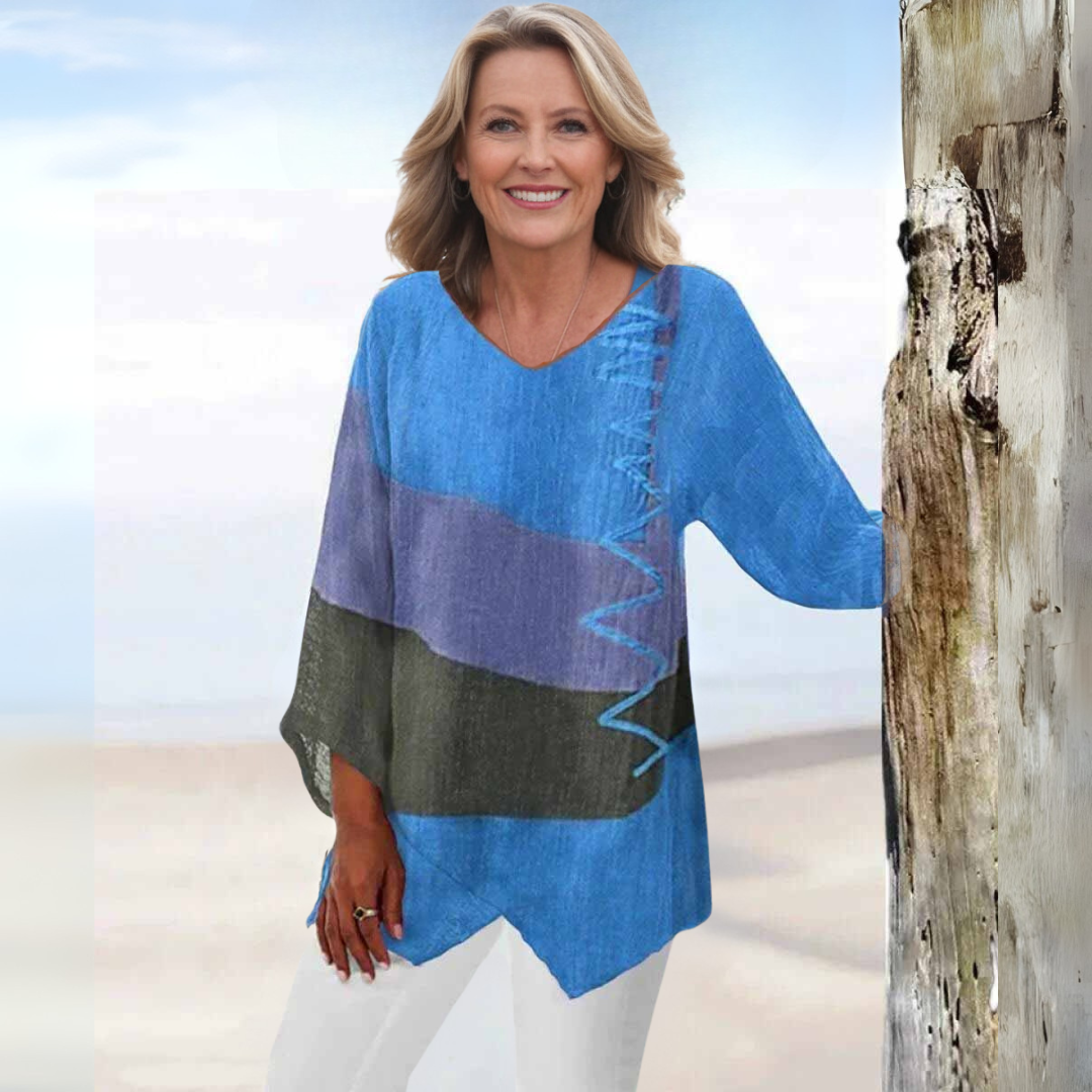 Maria | Bluzka z długimi rękawami i luźnym krojem