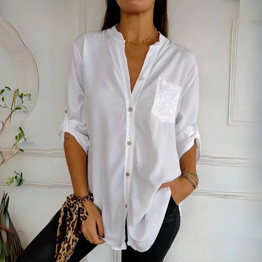 Alena | Elegancka bluzka bez zagnieceń