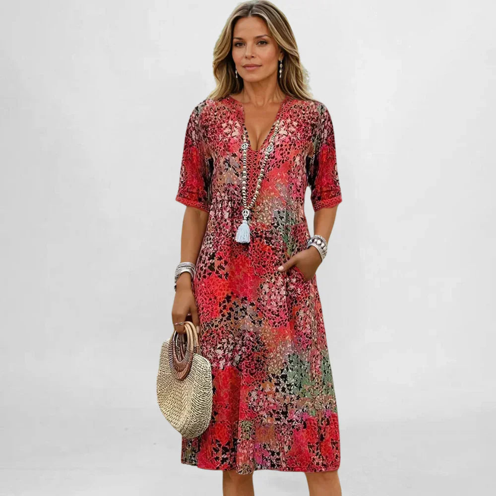 Karolína | Wiosenne sukienki o średniej długości