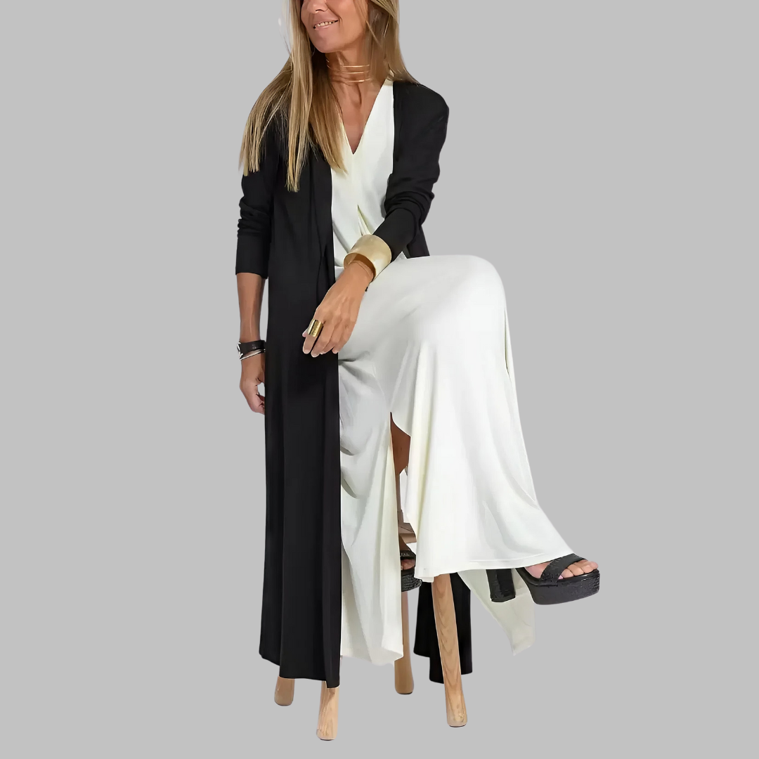 Jana | Elegancka sukienka maxi + odpowiedni sweter OFERUJEMY JAKO PREZENT