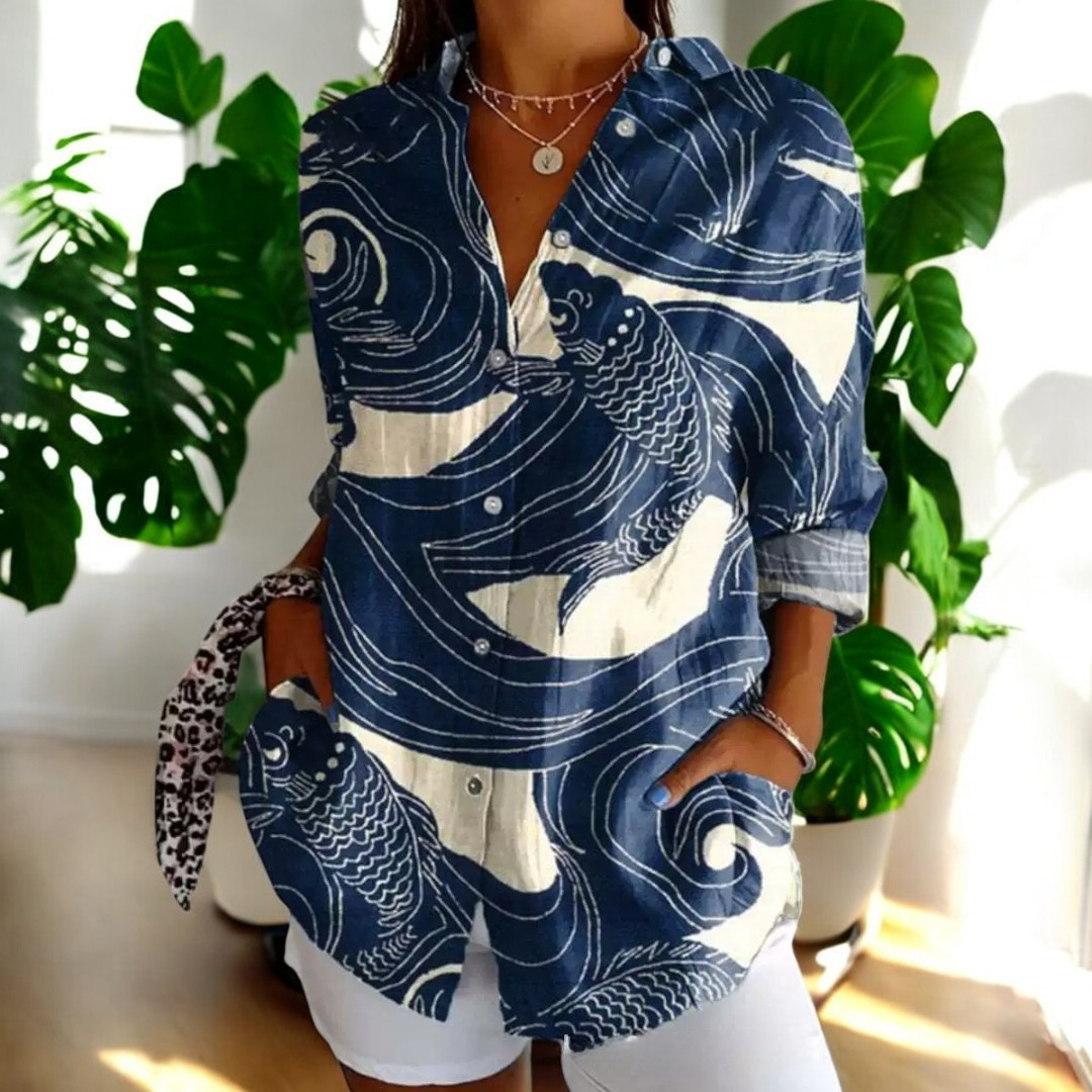 Marcela | Romantyczna kwiatowa bluzka