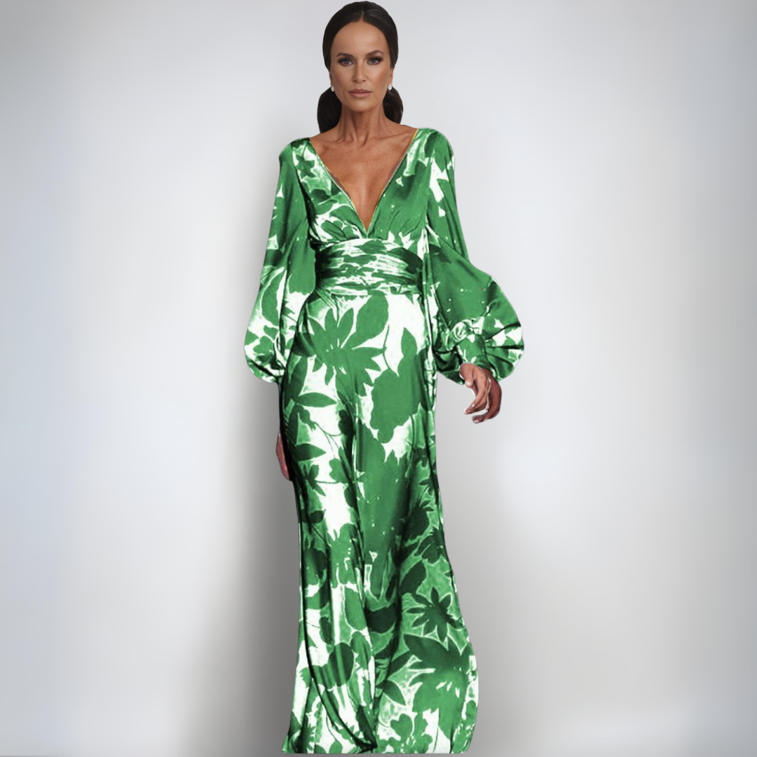 Alice | Elegancka Sukienka Zawiniana w Kwiaty