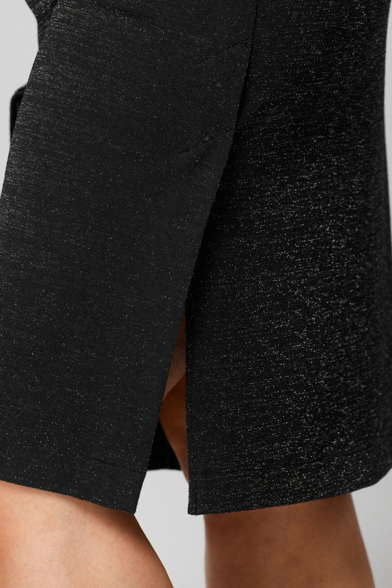 Alicja | Elegancka sukienka z transparentnymi rękawami