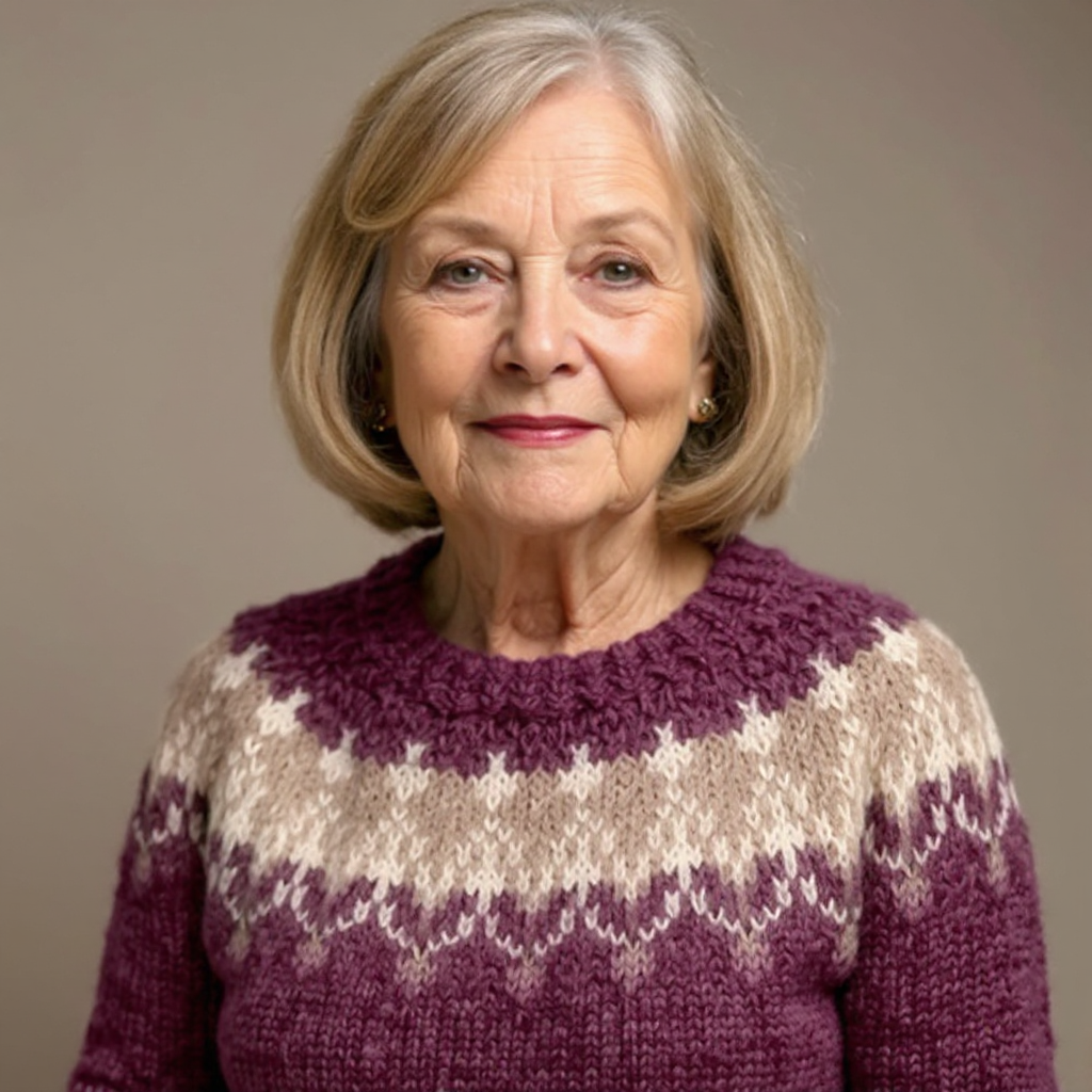 Samantha | Vintage Islandzki Sweter Wełniany